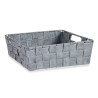 FABRIC BOX RECT 23CM GREY