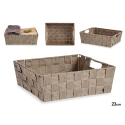 PANIER RECTANGULAIRE 23CM NAT