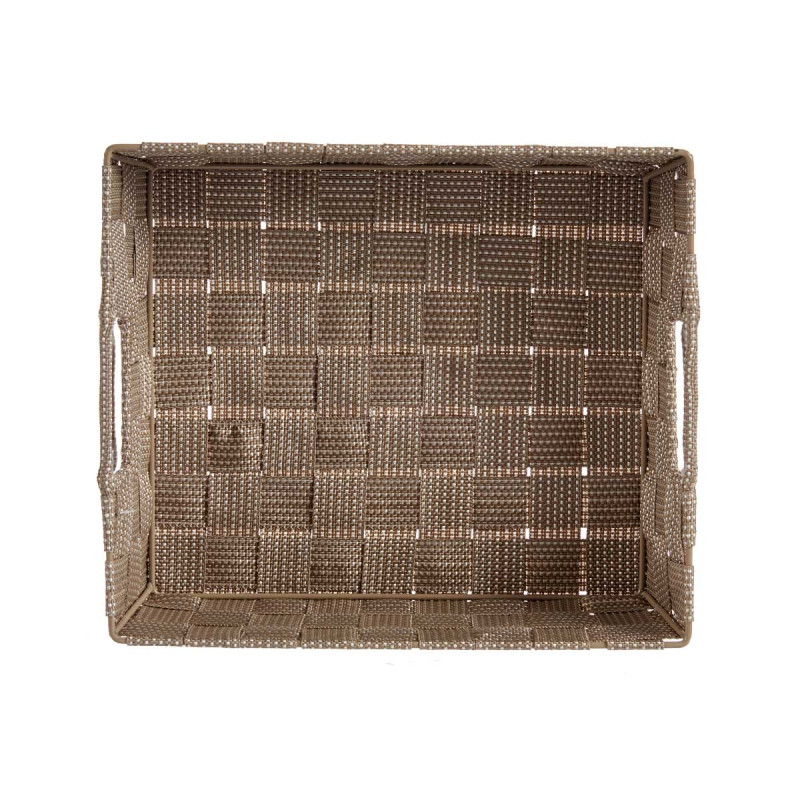 CESTA TELA RECT 23 CM NATURAL