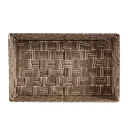 CESTA RECTANGULAR SEM ASAS 34CM NATUR
