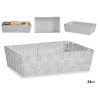 CESTA RETTANGOLARE SENZA MANICI 34CM BIANCO