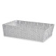 CESTA RECTANGULAR SEM ASAS 34CM BRANCO