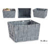 FABRIC CONIC BOX RECT SM GREY