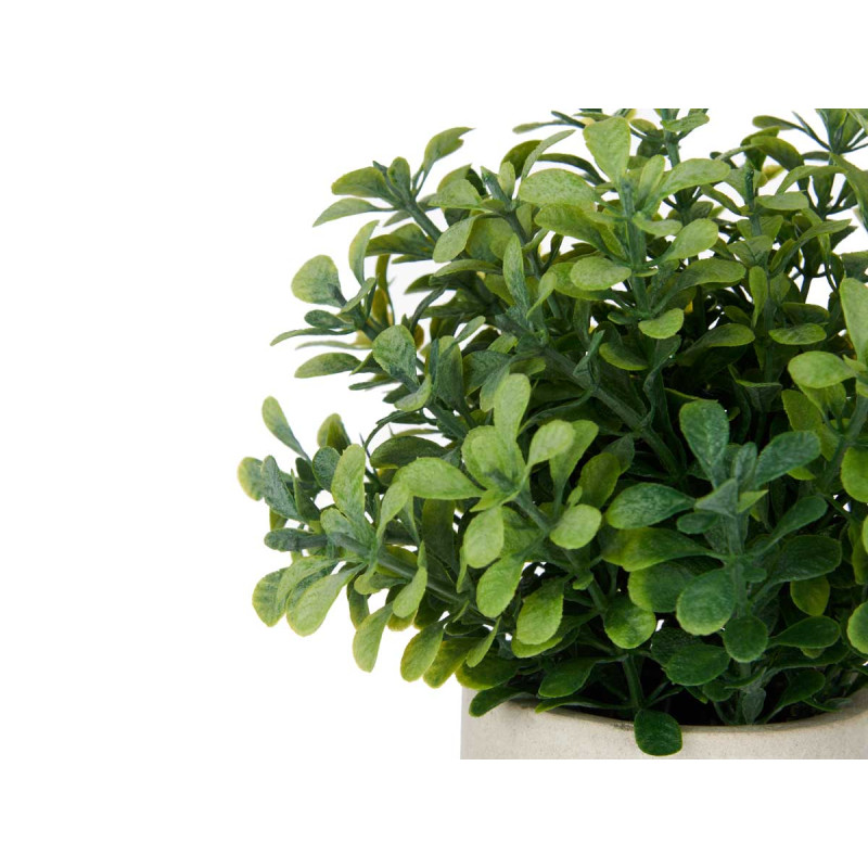 VASO CIMENTO FLORES VERDES SORT 4