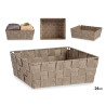 CESTA TELA RECT SIN ASAS 24CM BEIGE