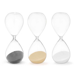 OROLOGIO SABBIA 30CM ASS 3 COL NEUTRO 60 MIN APROX