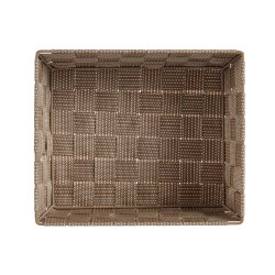 CESTA RECTANGULAR SIN ASAS 24CM BEIGE