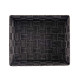 PANIER RECTANGULAIRE SANS ANSES 24CM NOI