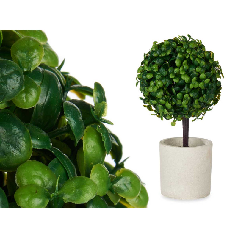 POT CIMENT ARBRE VERT ASSORT 4