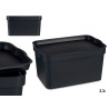 ANTHRACITE PLASTIC STORAGE BOX WITH COVER 2.3L
