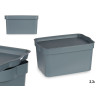 SCATOLA PLASTICA CON COPERCHIO 2.3L GRIGIO