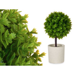 CEMENT POT GREEN TREE ASSORT 4