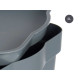 GREY PLASTIC STORAGE BOX WITH COVER 6L