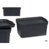 CAJA PLASTICO CON TAPA 7,5L ANTRACITA