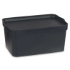 BOITE PLASTIQUE AVEC COUVERCLE 7.5L ANTHRACITE