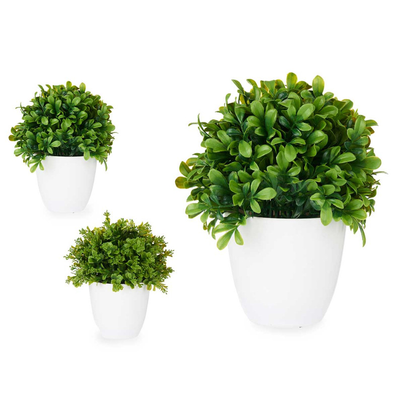 VASO PLASTICA GRANDE FIORI VERDI ASS 2