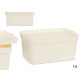 CAJA PLASTICO CON TAPA 7,5L CREMA