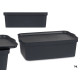 SCATOLA PLASTICA CON COPERCHIO 14L ANTRACITE