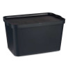 BOITE PLASTIQUE AVEC COUVERCLE 24L ANTHRACITE