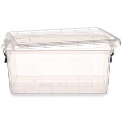 TRANSPARENT ORGANIZER PLASTIC BOX 13.7L