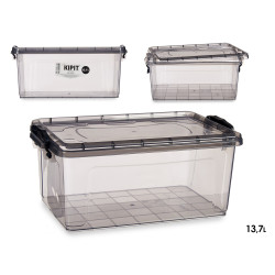 SCATOLA PLASTICA ORDINE ANTRACITE 13.7L