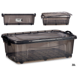 CAIXA 6 RODAS ANTRACITE 30L 