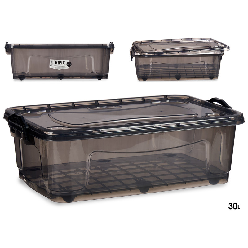 BAJO CAMA 6 RUEDAS ANTRACITA 30L