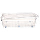 BAJO CAMA 6 RUEDAS TRANSPARENTE 40L