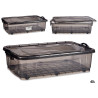 ANTHRACITE BOX UNDER BED 6 WHEELS 40L
