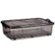 ANTHRACITE BOX UNDER BED 6 WHEELS 40L