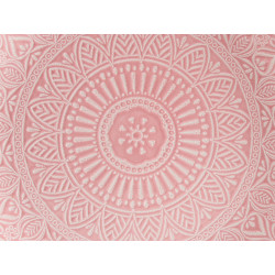 PLATO RELIEVE LLANO ROSA 27CM