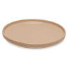 LARGE STONEWARE DINNER PLATE BEIGE 26,5CM