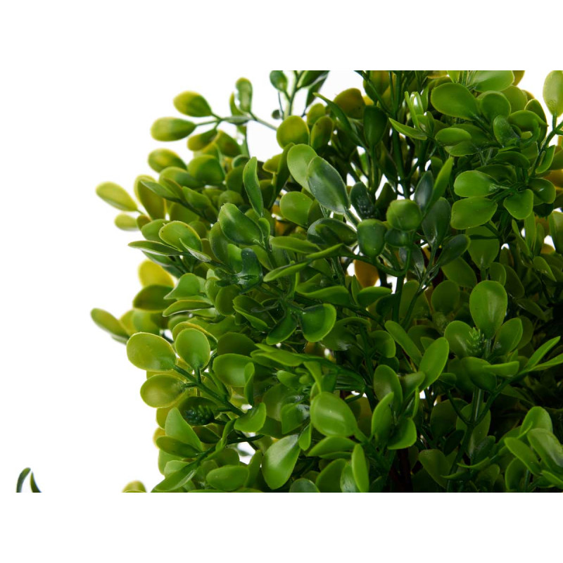 VASO PLASTICO PRETO GRANDE C PLANTAS VERDES SORT 3
