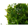 VASO PLASTICO PRETO GRANDE C PLANTAS VERDES SORT 3