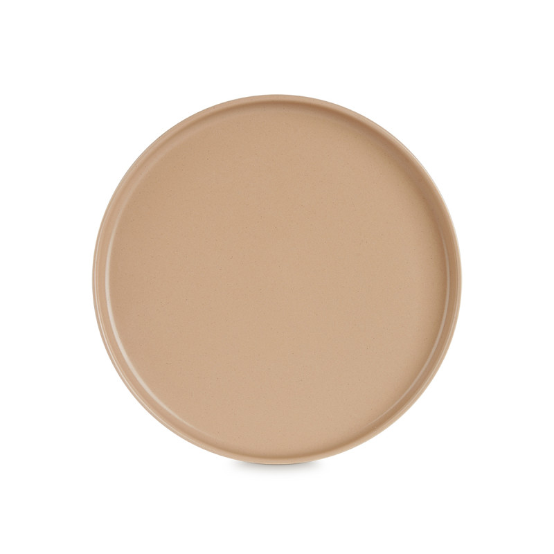 PLATO LLANO GRANDE GRES BEIGE 26,5CM