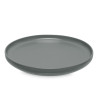 PLATO LLANO GRANDE GRES GRIS OSCURO 26,5CM
