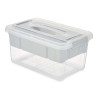 PLASTIC ORGANISER 5 L GREY TRAY