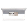 PLASTIC ORGANISER 9 L GREY TRAY