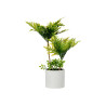CEMENT POT GREEN PALM TREE LARGE