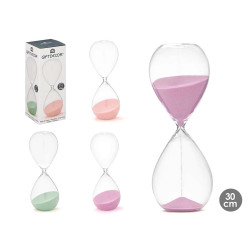RELOJ ARENA 30CM SURT 3 COL PASTEL 60 MIN APROX