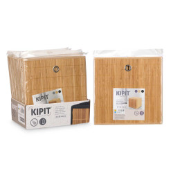 BAMBOO BEIGE FOLDING ORGANISER BOX