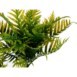 MACETA CEMENTO GIGANTE PALMERA VERDE