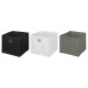 CAJA PLEGABLE ORGANIZADORA 20X20X20CM SURT 3 NEUTR