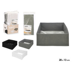 FOLDING ORGANISER BOX 28X28X13CM ASSORTED 3