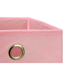 FOLDING ORGANISER BOX 30X30X45CM ASSORTED 3