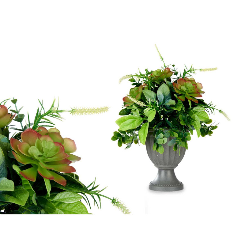 COPPA PLASTICA CLASSICA CON PIANTE VERDI GRAN