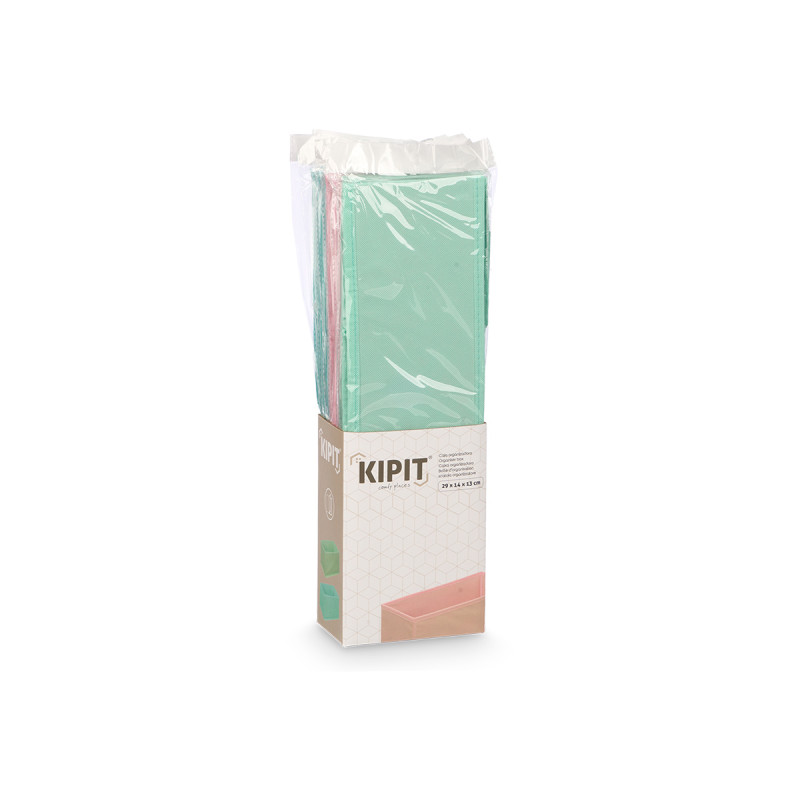 CAJA PLEGABLE ORGANIZADORA 29X14X13CM SURT 3 VIV