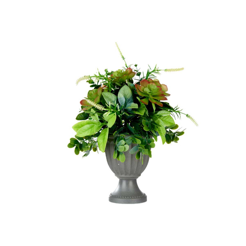 COPPA PLASTICA CLASSICA CON PIANTE VERDI GRAN