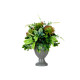 COPPA PLASTICA CLASSICA CON PIANTE VERDI GRAN