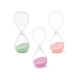 SABLIER 15CM ASRT 3 COUL PASTEL ENVIRON 60 MINUTES